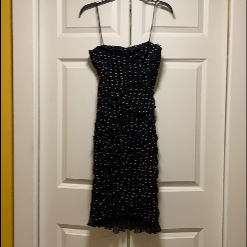 Cache Polka Dot Formal Dress - Picture 3 of 4